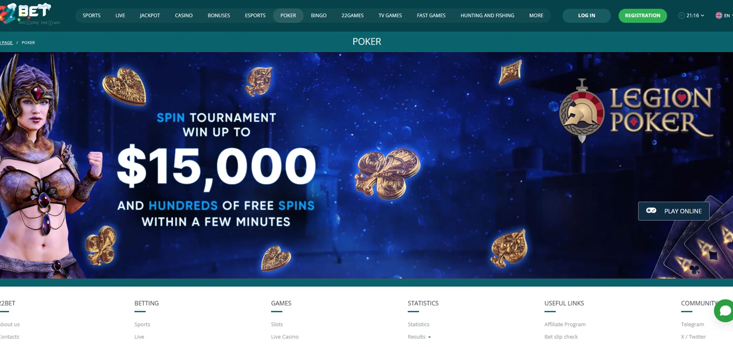 22Bet Tournaments
